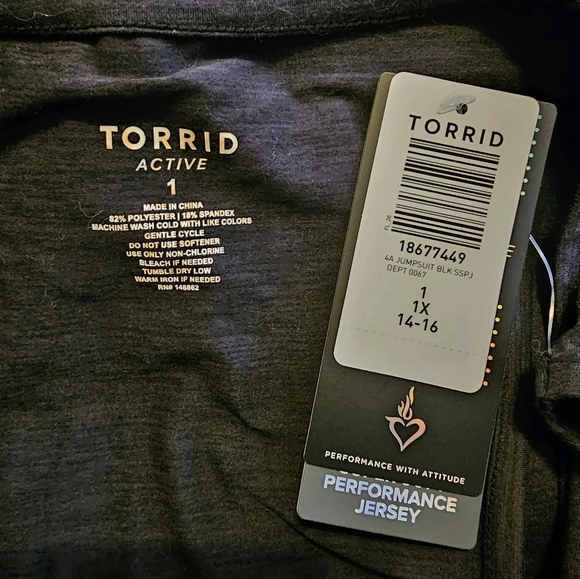 Active Torrid Romper NWT - Picture 7 of 7